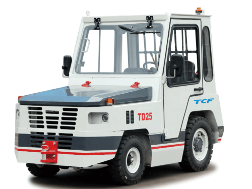 Аэродромная (аэропортная) техника TCF Багажный тягач с ДВС TD25/30 Аэродромная (аэропортная) техника TCF Багажный тягач с ДВС TD25/30